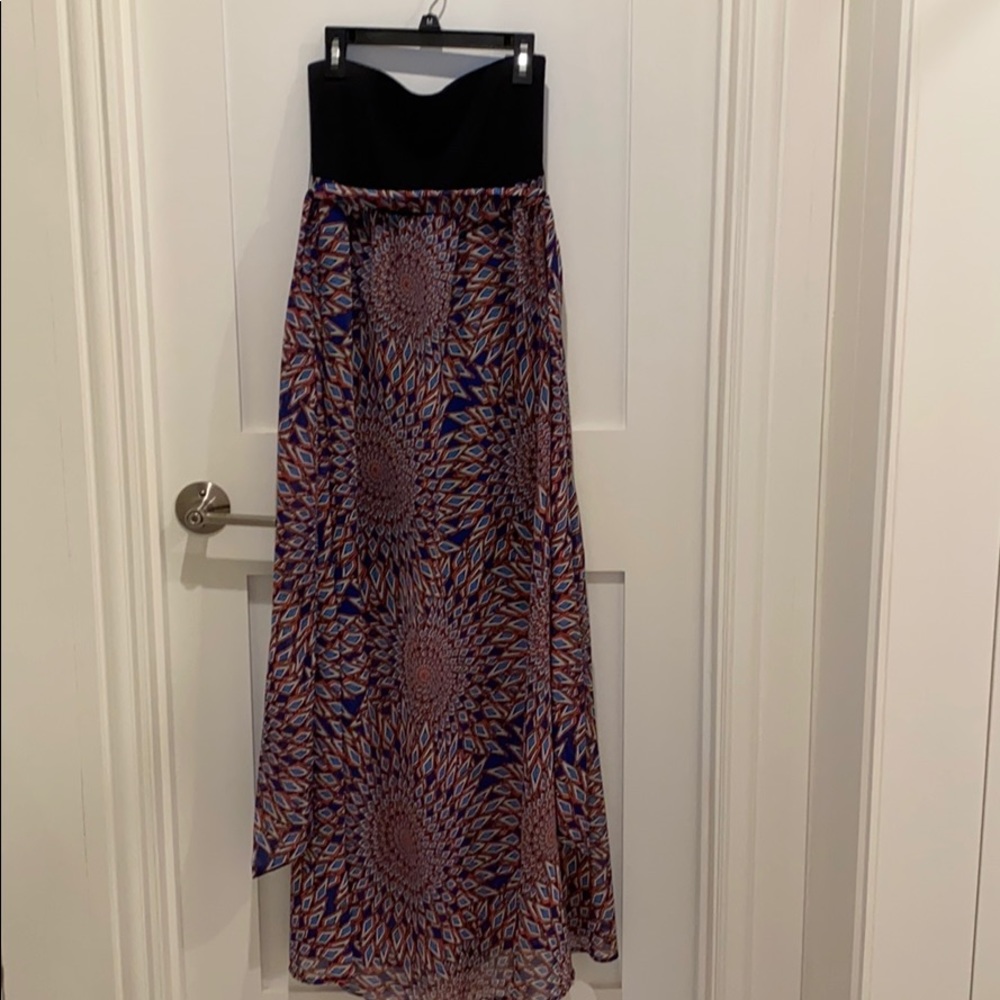 Women’s strapless maxi dress